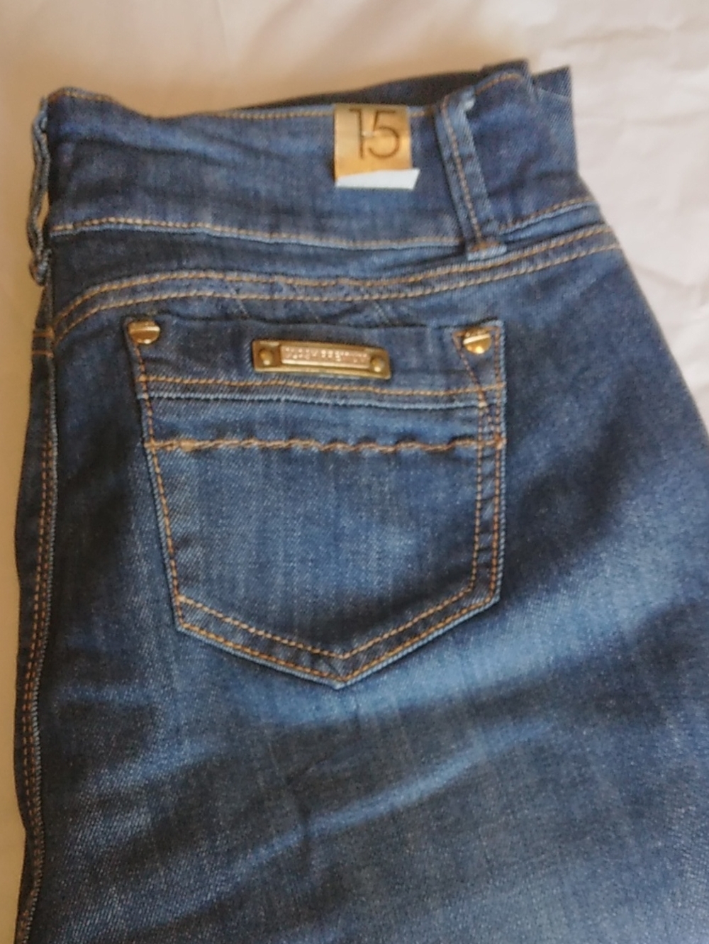 H&M Dark Blue High-Rise Jeans